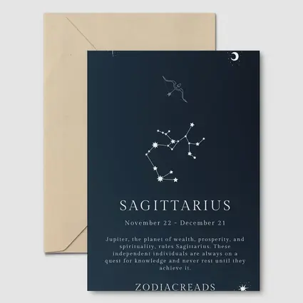 Sagittarius Constellation Dark Blue Night Sky