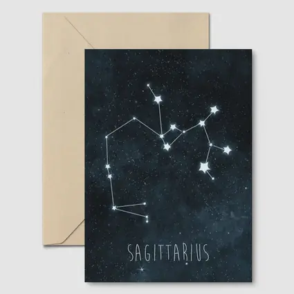 Sagittarius Constellation Stars Dark Sky