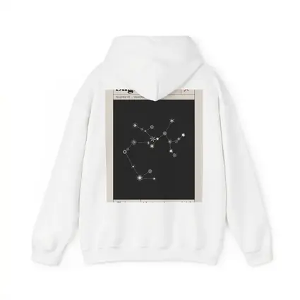 Sagittarius Constellation Star Map Dark Background