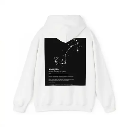 Scorpio Zodiac Constellation Definition Black Background