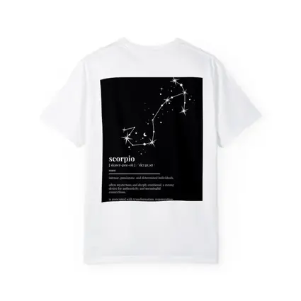 Scorpio Zodiac Constellation Definition Black Background
