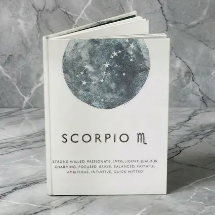 Scorpio Zodiac Moon Constellation Art Print