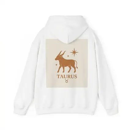 Taurus Zodiac Bull Star Celestial Beige Art