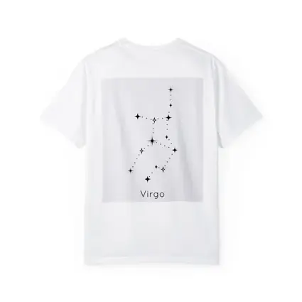 Virgo Constellation Stars Black White Art