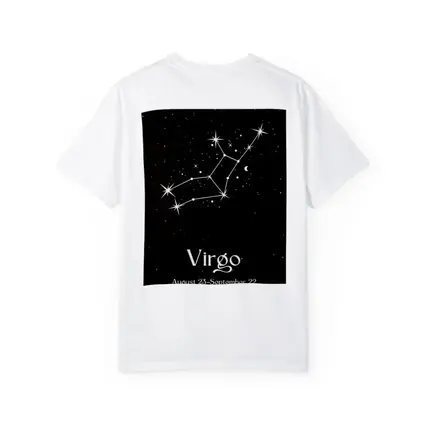 Virgo Constellation Stars Black Night Sky