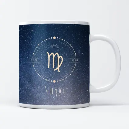 Virgo Zodiac Sign Starry Night Sky