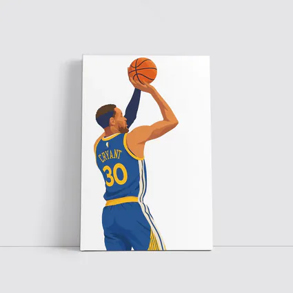 Basketball Player Shooting Vector Art Illustration