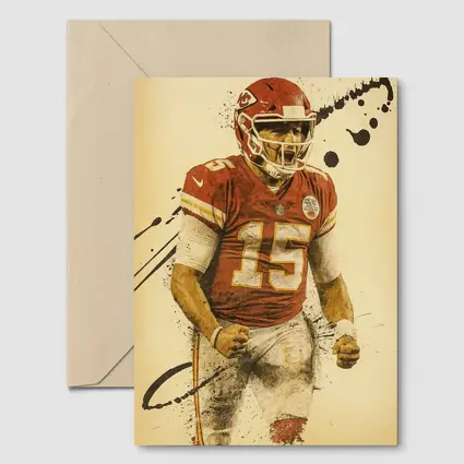 Kansas City Chiefs Number Fifteen Quarterback Art