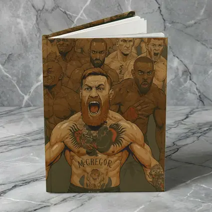 McGregor UFC Fighter Crowd Illustration Art