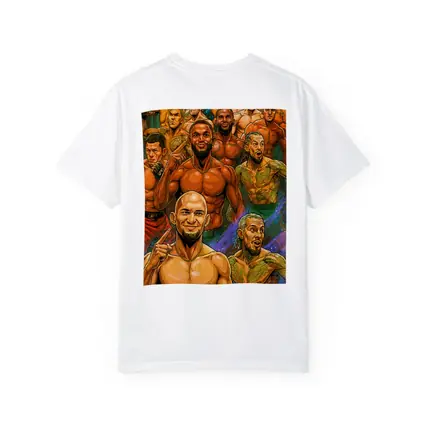 MMA UFC Fighters Comic Art Illustration