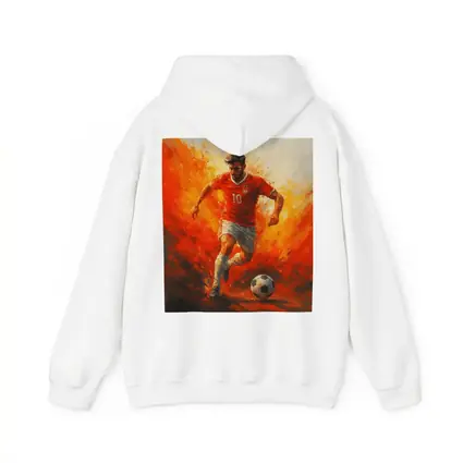 Soccer Player Number Ten Oil Painting