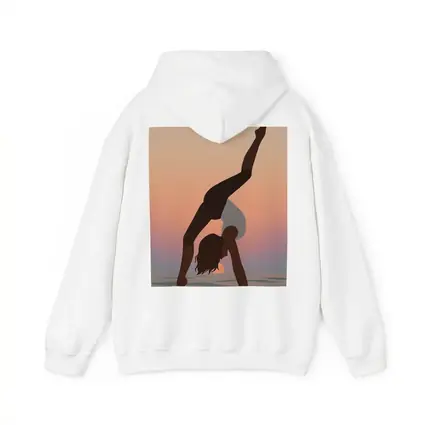 Yoga Pose Silhouette Sunset Beach Art