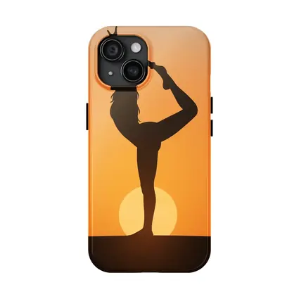 Yoga Silhouette Woman Dancer Pose Sunset