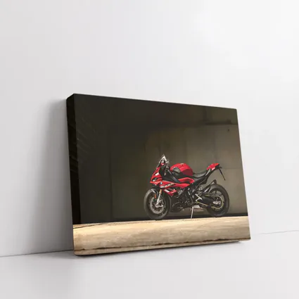 BMW S1000RR Red Sport Bike Dark Tunnel