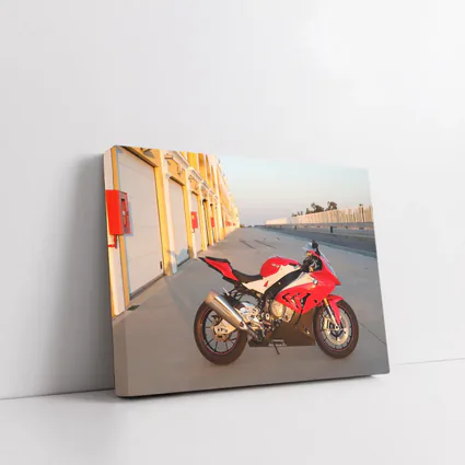 BMW S1000RR Red Sport Bike Race Track