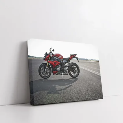 BMW S1000R Red Naked Bike on Tarmac