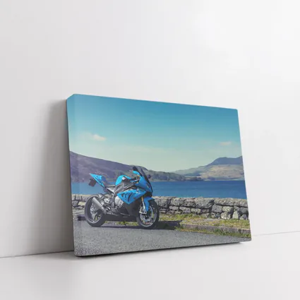 BMW S1000RR Blue Sport Bike Coastal Road