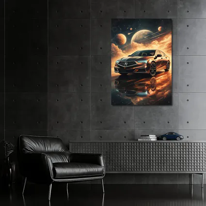 Acura TLX Cosmic Space Fantasy Art