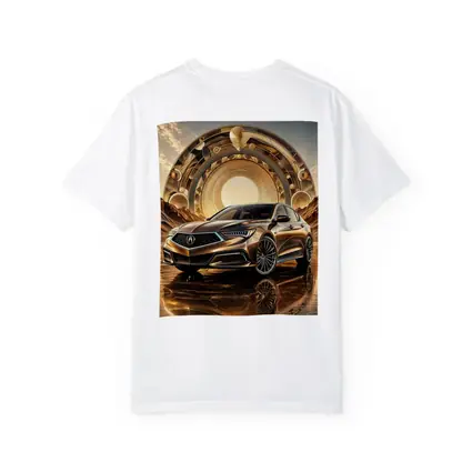 Acura TLX Gold Abstract Geometric Background Art