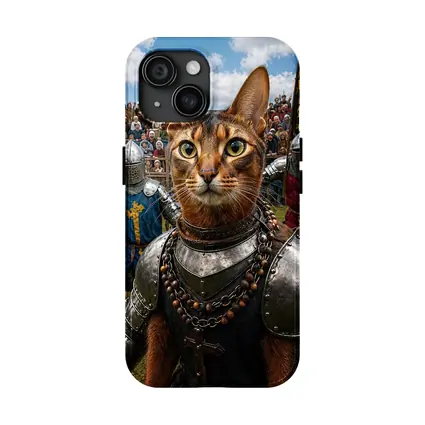 Abyssinian Cat Knight Medieval Tournament Battle