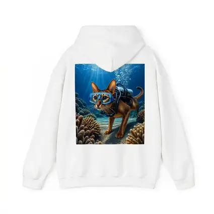 Abyssinian Cat Scuba Diving Coral Reef
