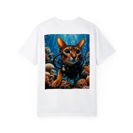 Abyssinian Cat Scuba Diving Coral Reef