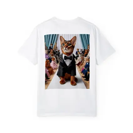 Abyssinian Cat Tuxedo Fashion Show Runway