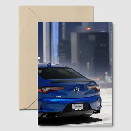 Acura TLX A-Spec Blue City Night
