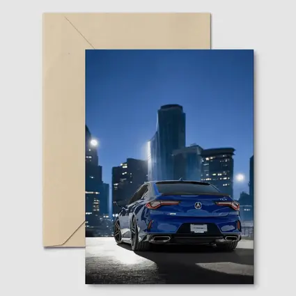 Acura TLX A-Spec Blue City Night