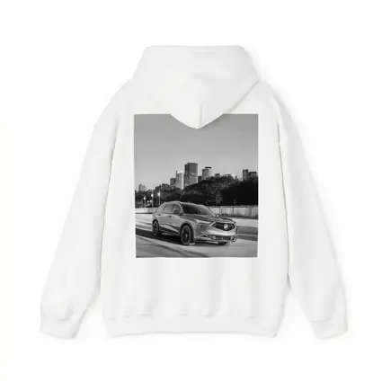 Acura MDX SUV City Skyline Black White