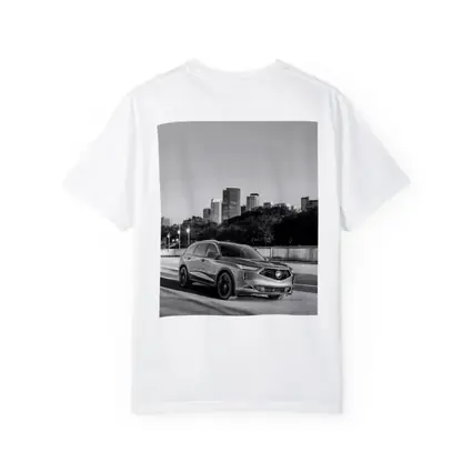 Acura MDX SUV City Skyline Black White