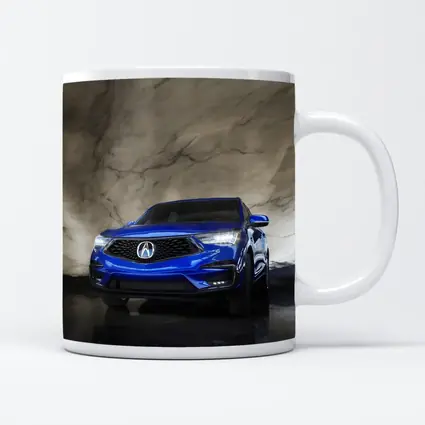 Acura RDX Blue Marble Background Studio Shot