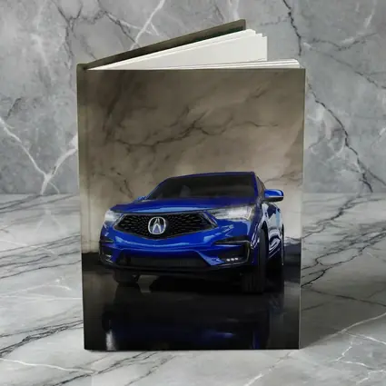 Acura RDX Blue Marble Background Studio Shot
