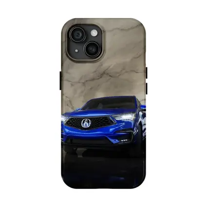 Acura RDX Blue Marble Background Studio Shot