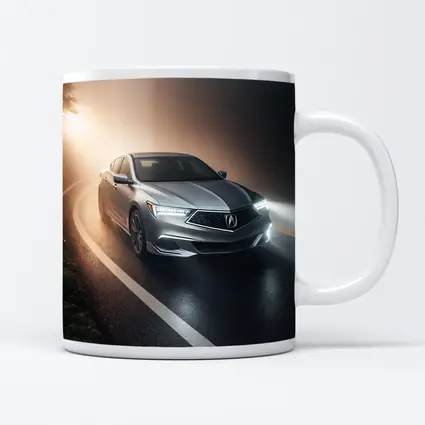 Acura ILX Sedan Driving Through Foggy Road