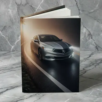 Acura ILX Sedan Driving Through Foggy Road