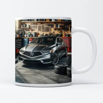 Acura ILX Sedan Parked Inside Garage