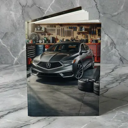 Acura ILX Sedan Parked Inside Garage