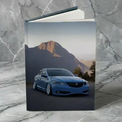 Acura ILX Blue Slammed Mountain Backdrop