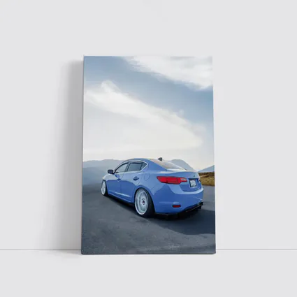 Acura ILX Blue Stance Mountain Road