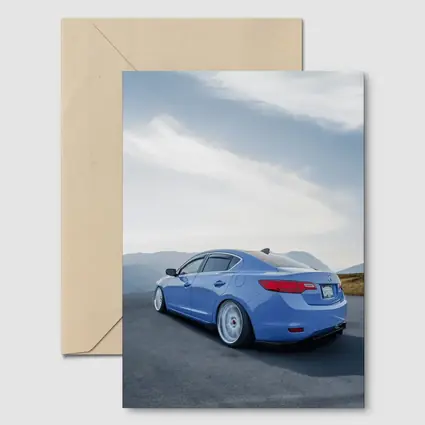 Acura ILX Blue Stance Mountain Road