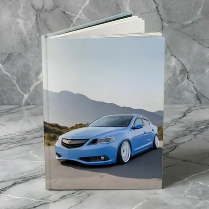 Acura ILX Blue Stance Mountain Background