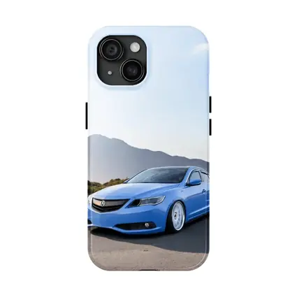 Acura ILX Blue Stance Mountain Background