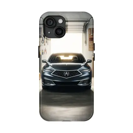 Acura ILX Parked Inside Modern Garage