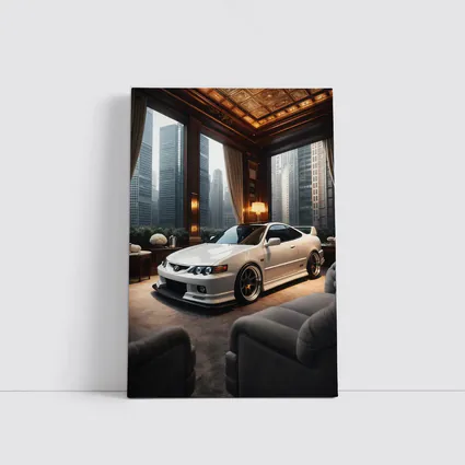 Acura Integra White Coupe Luxury Room