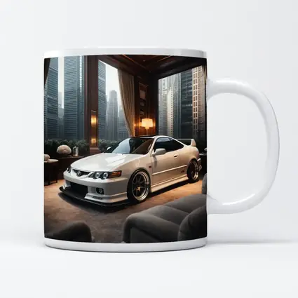 Acura Integra White Coupe Luxury Room