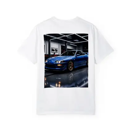 Acura Integra Blue Coupe in Garage