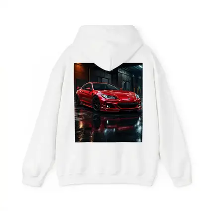 Acura Integra Red Sports Car Rainy Garage