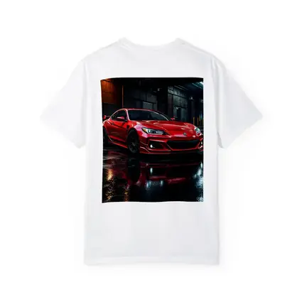 Acura Integra Red Sports Car Rainy Garage