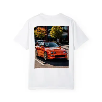 Acura Integra Type R Orange Parking Lot